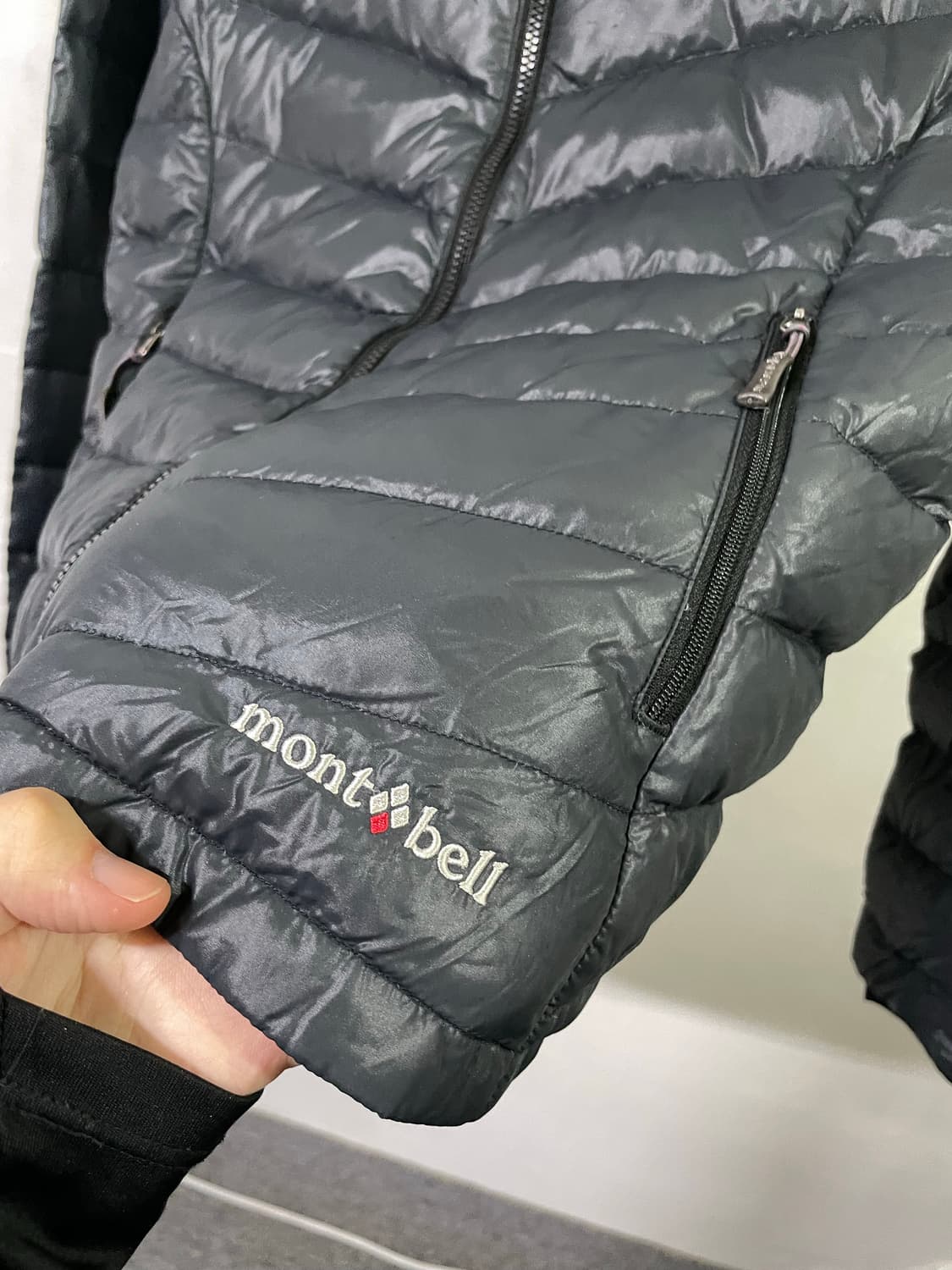 몽벨 구스 다운자켓 경량패딩 슈페리어 스타일 L 사이즈 상품이미지2