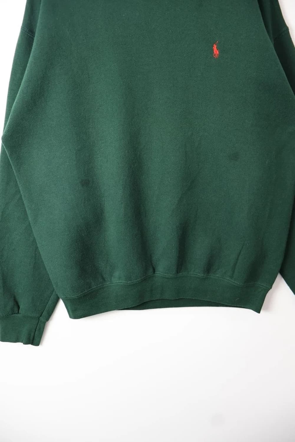 90s Polo USA Crewneck Sweatshirt Green 상품이미지6