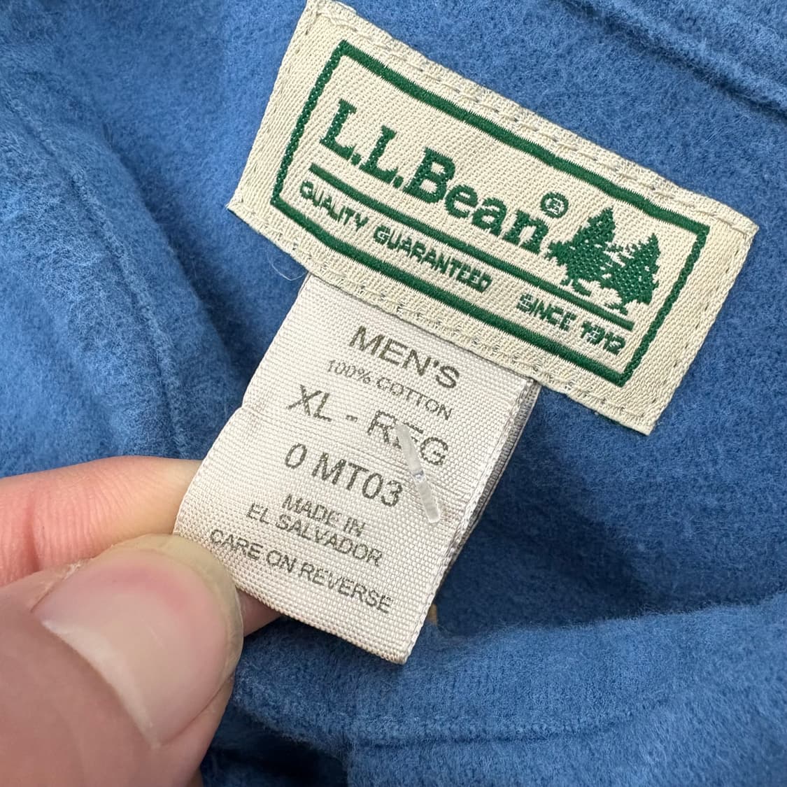 (105)90s L.L.bean플란넬워크셔츠 상품이미지4