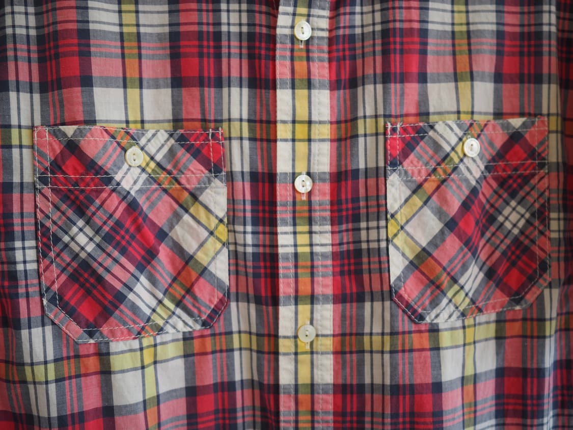 비즈빔 마드라스 체크 B.D 셔츠 s/s 상품이미지3