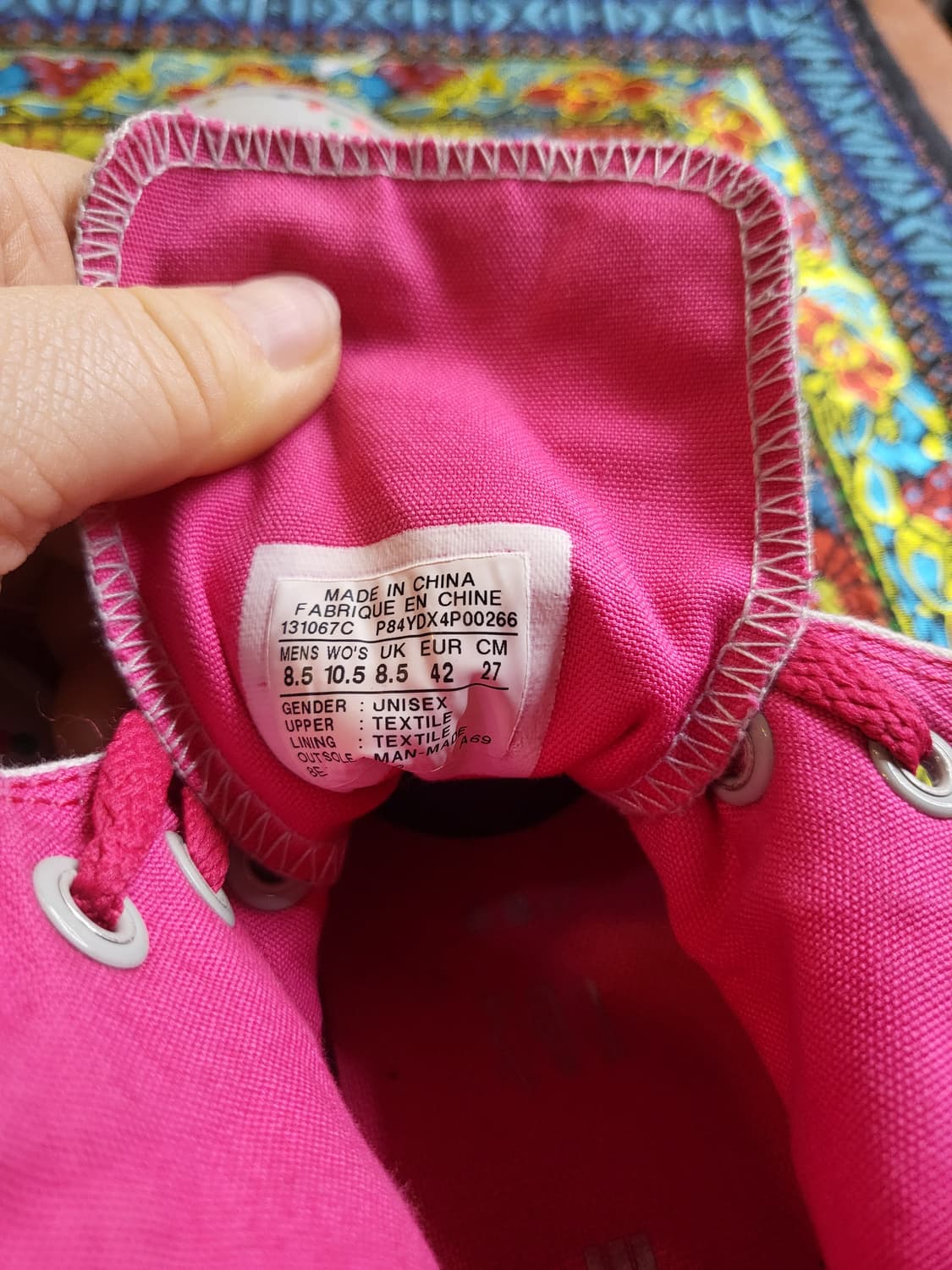 컨버스 컨페티 프린트 척테일러 올스타 하이탑 상품이미지5