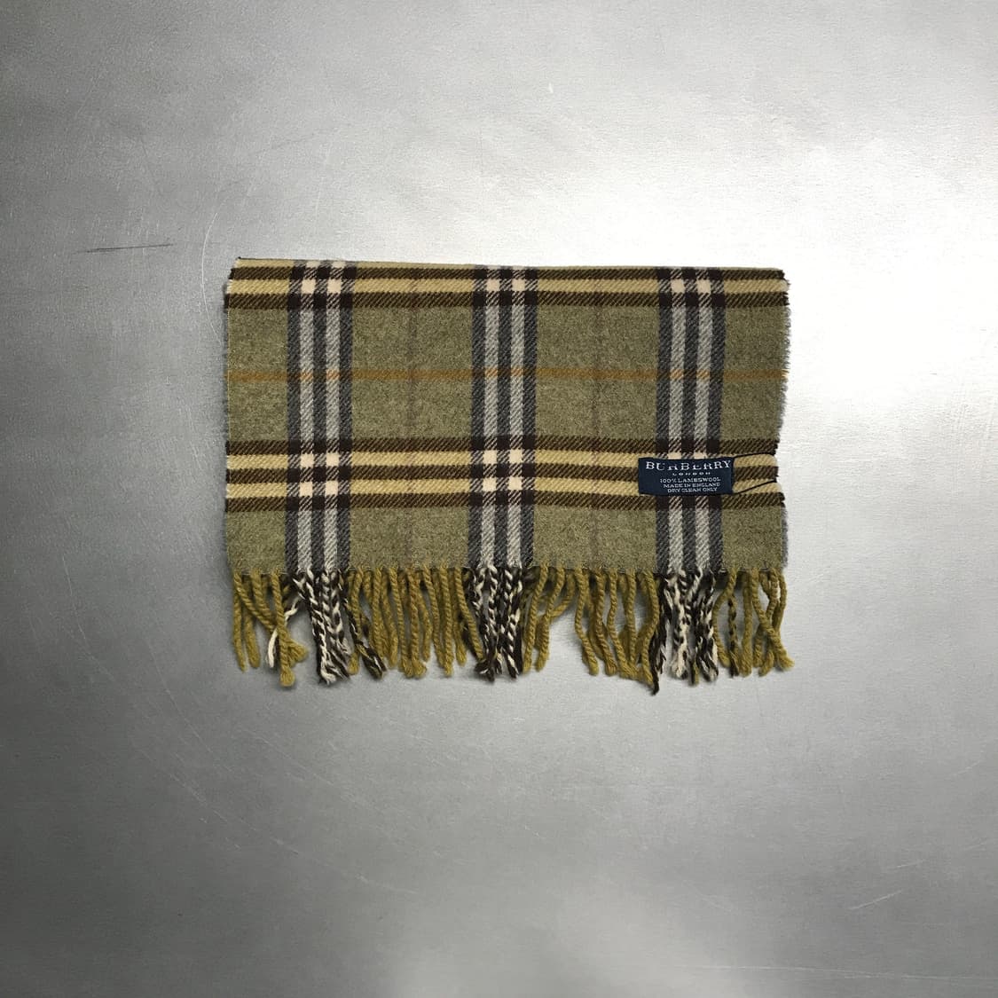 버버리 정품 램스울 머플러 카키 상품이미지2