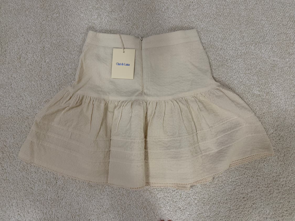 [샤드라마] 코듀로이 스커트 (크림 / S / 택포함 새상품) 상품이미지6