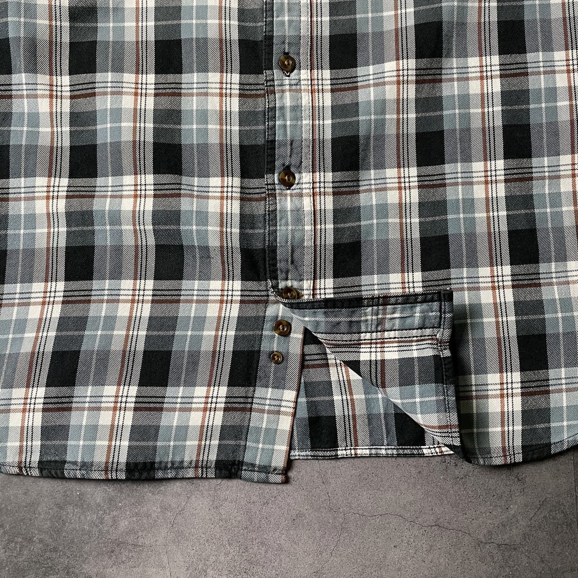 CARHARTT 칼하트 빈티지 체크 코튼 워크셔츠 상품이미지4