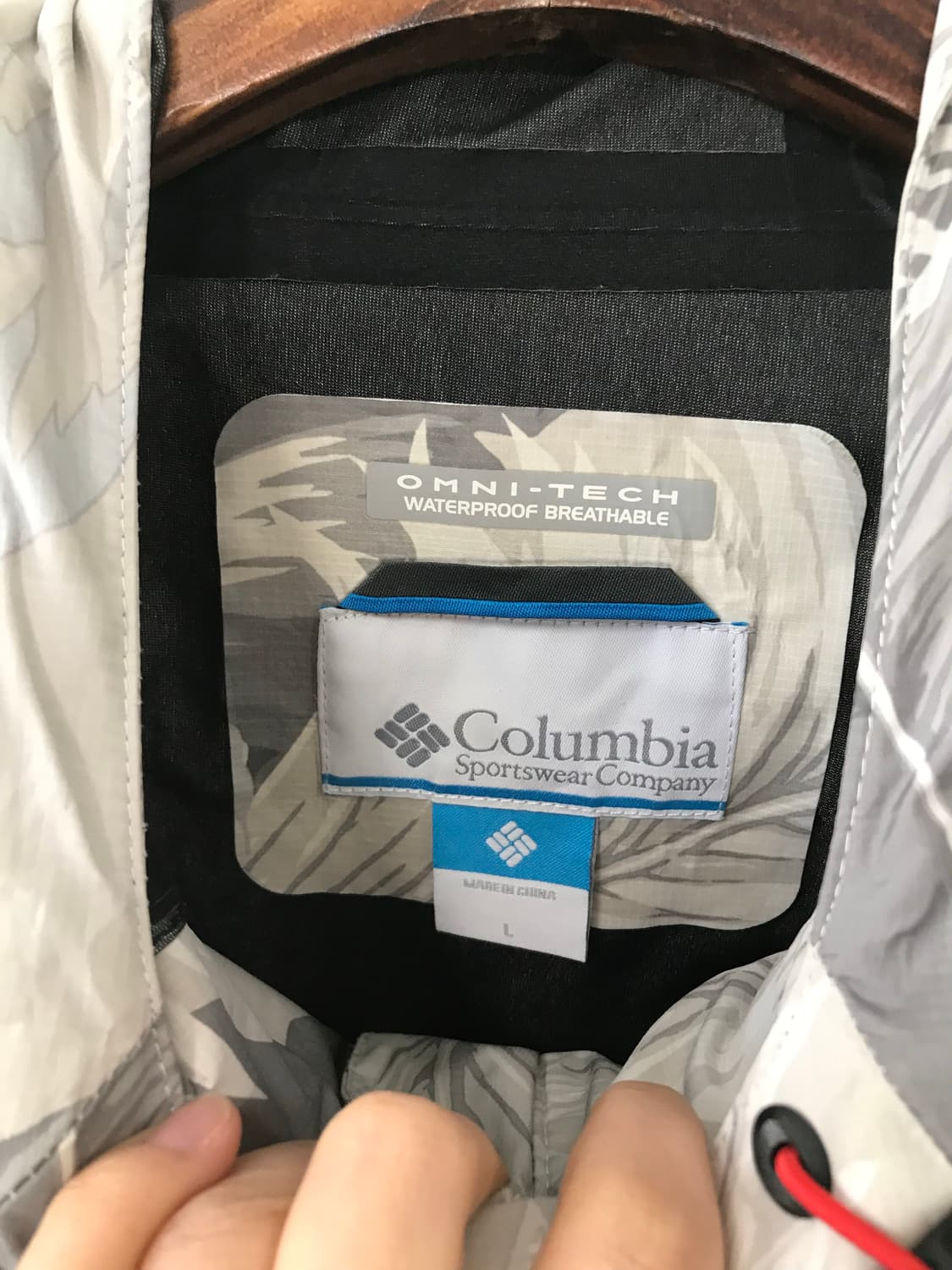 컬럼비아 보타닉 패턴 원드브레이커 바람막이 자켓 상품이미지6