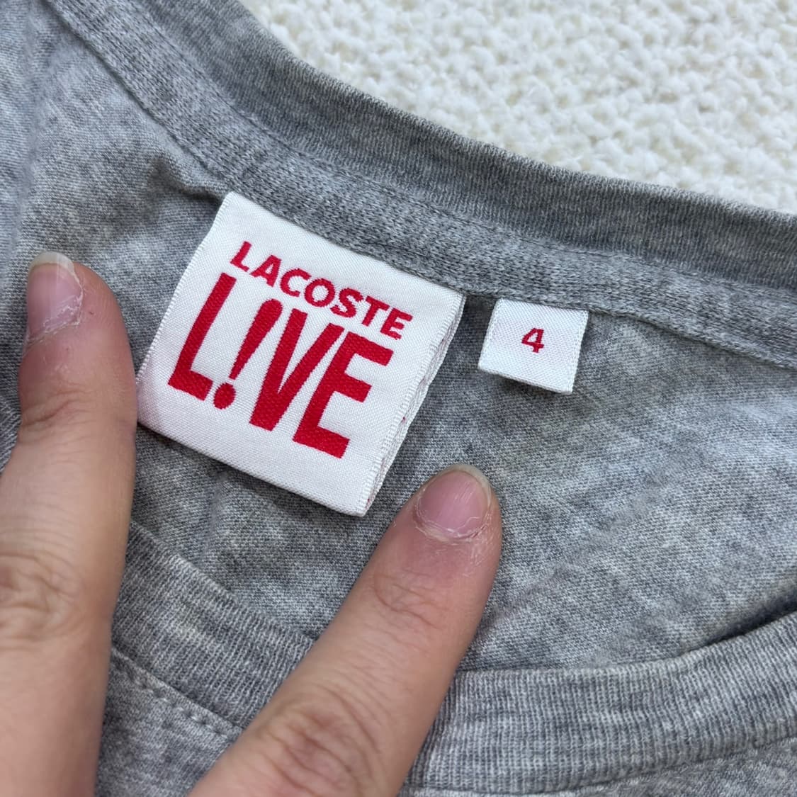 4 라코스테 그래픽 반팔 티셔츠 0313E 상품이미지3