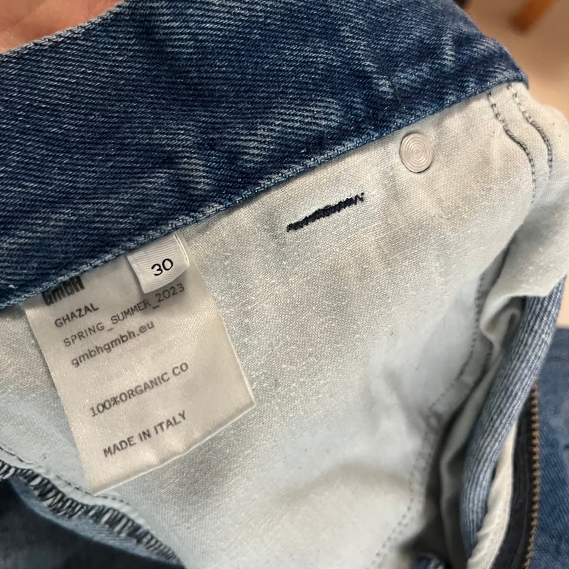 GmbH-Fatin Denim Trousers Indigo print 상품이미지10