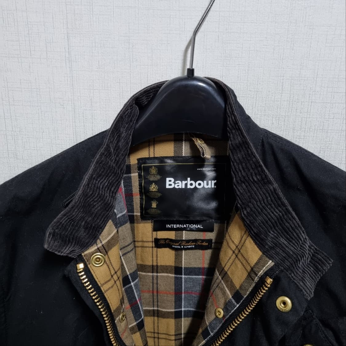 바버 인터네셔널 A7 블랙 자켓 상품이미지2