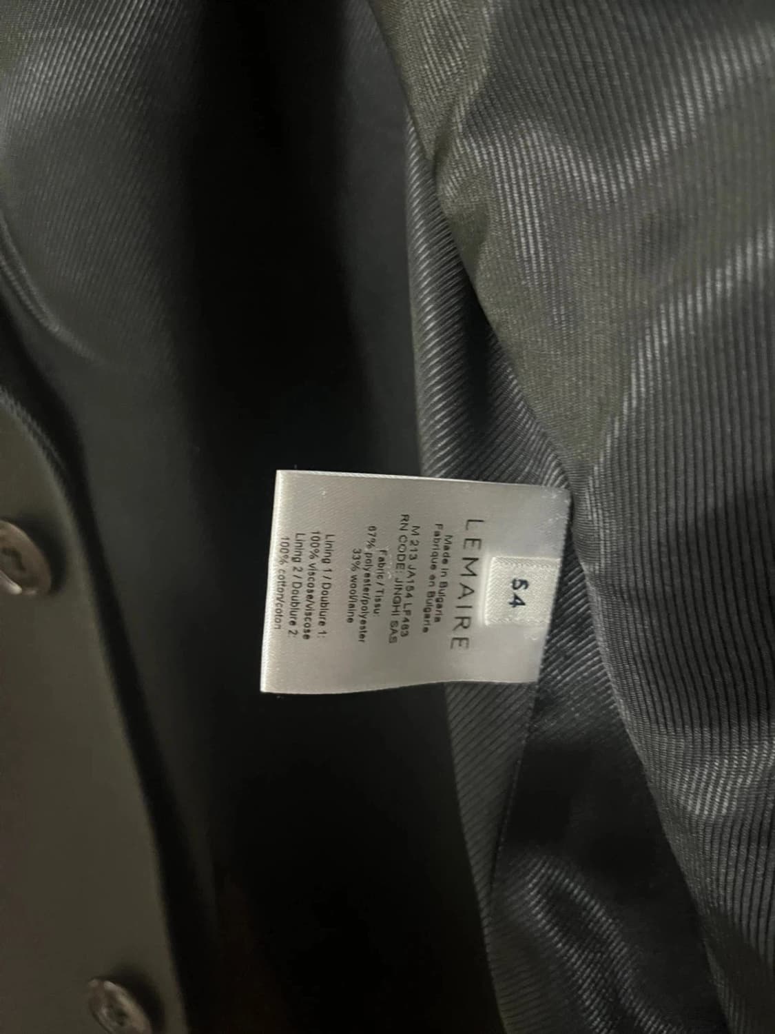 르메르 울 블렌드 싱글 자켓 L 상품이미지5