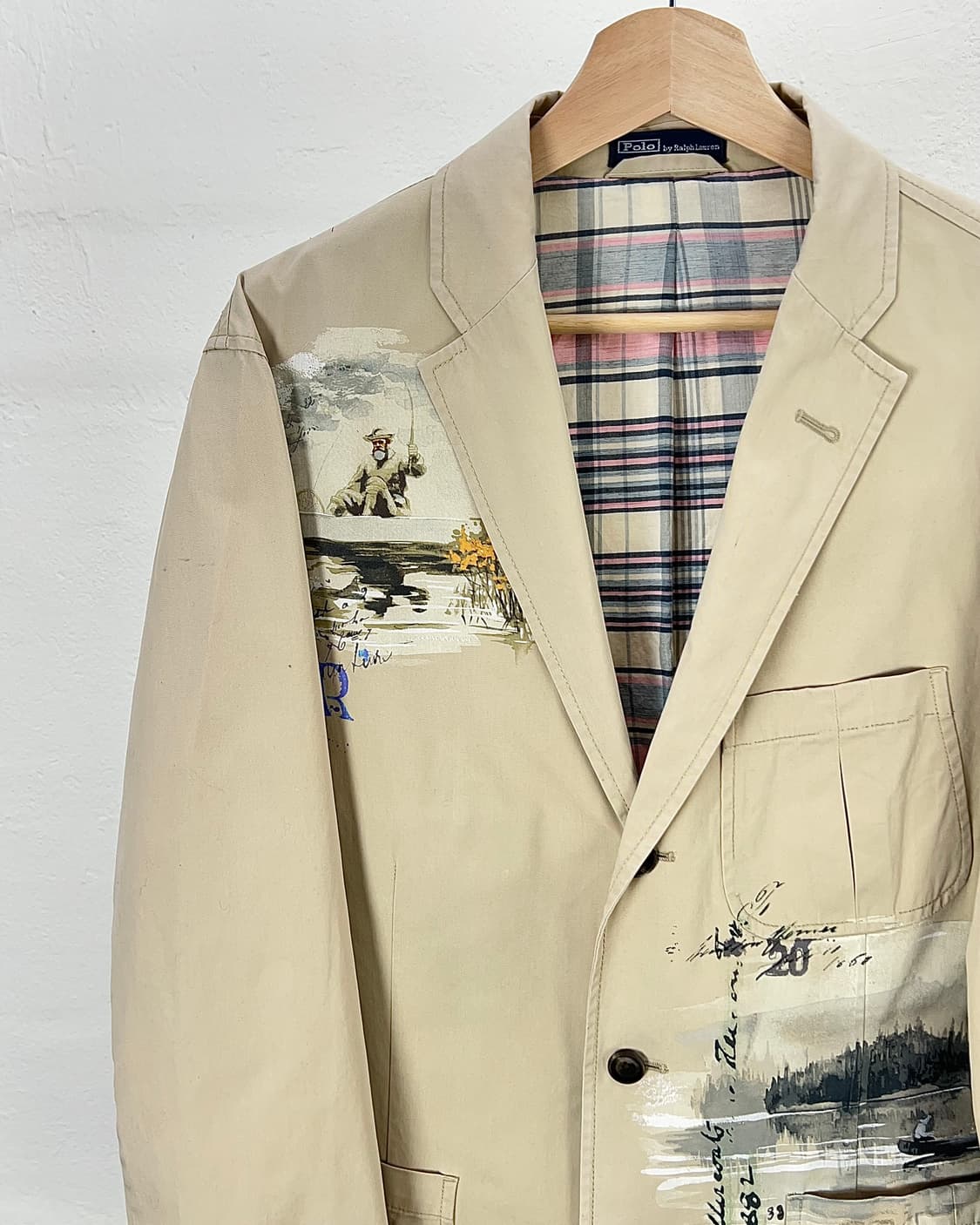 폴로 랄프로렌 라이트 베이지 레이크 피싱 코튼 트래퍼 자켓 상품이미지2