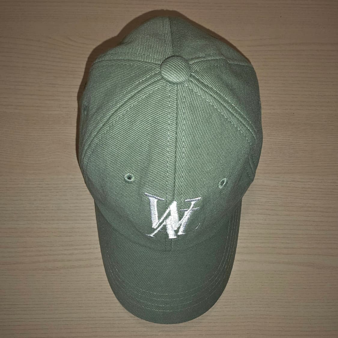 우알롱 시그니처 로고 볼캡 모자 [더스티 그린] 상품이미지2