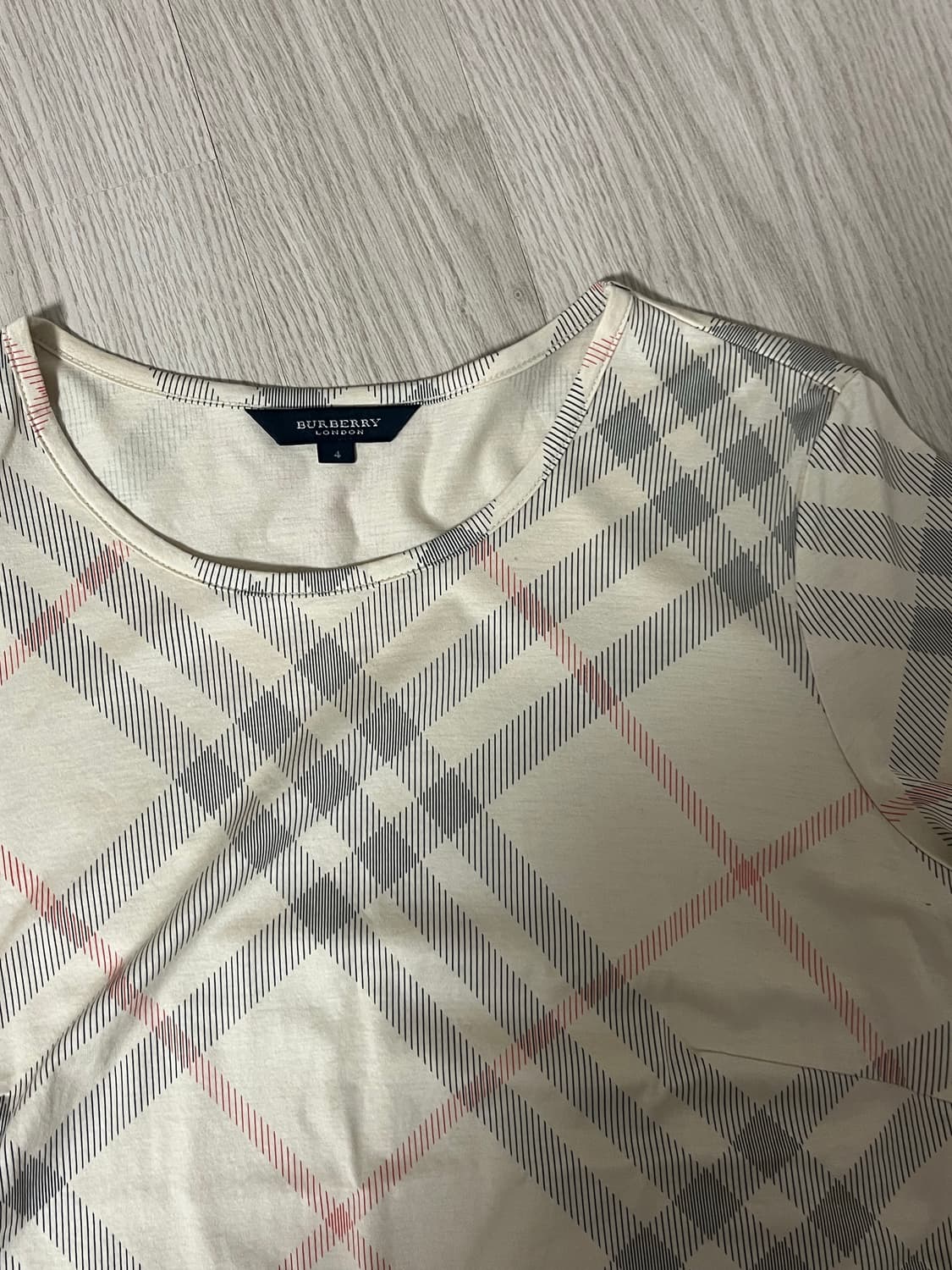 버버리 빈티지 여성 상의 티셔츠 상품이미지3