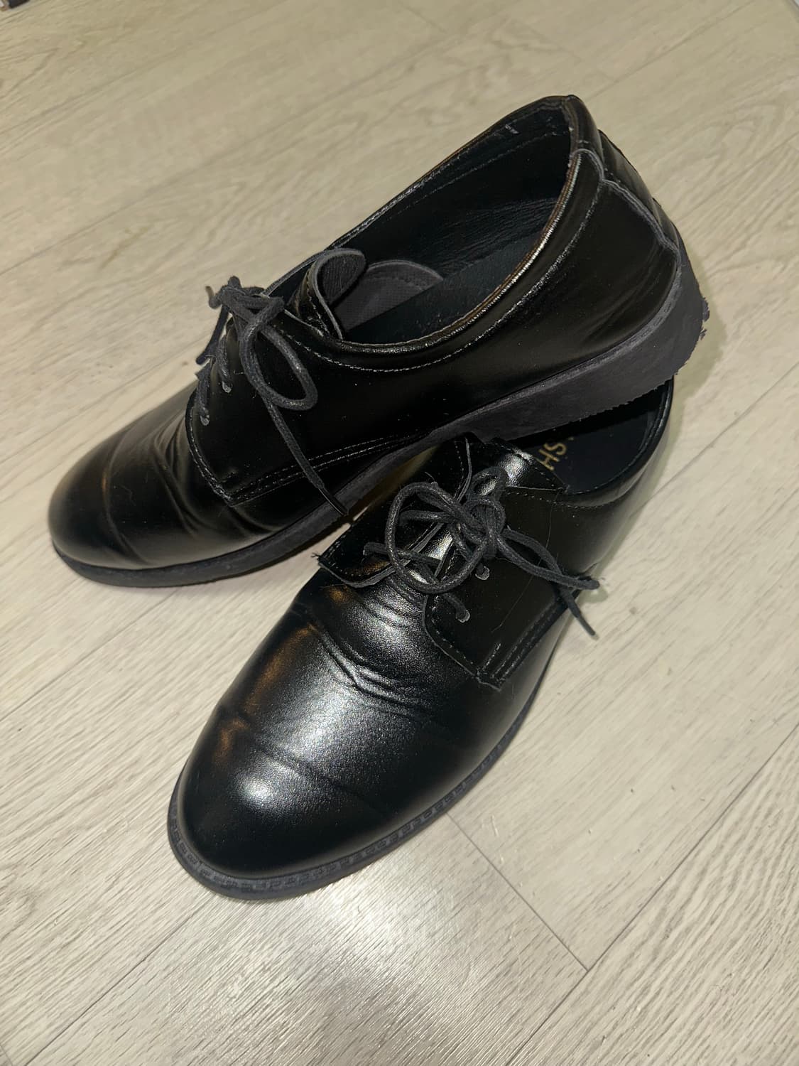 280 더비 슈즈 블랙 구두 상품이미지3