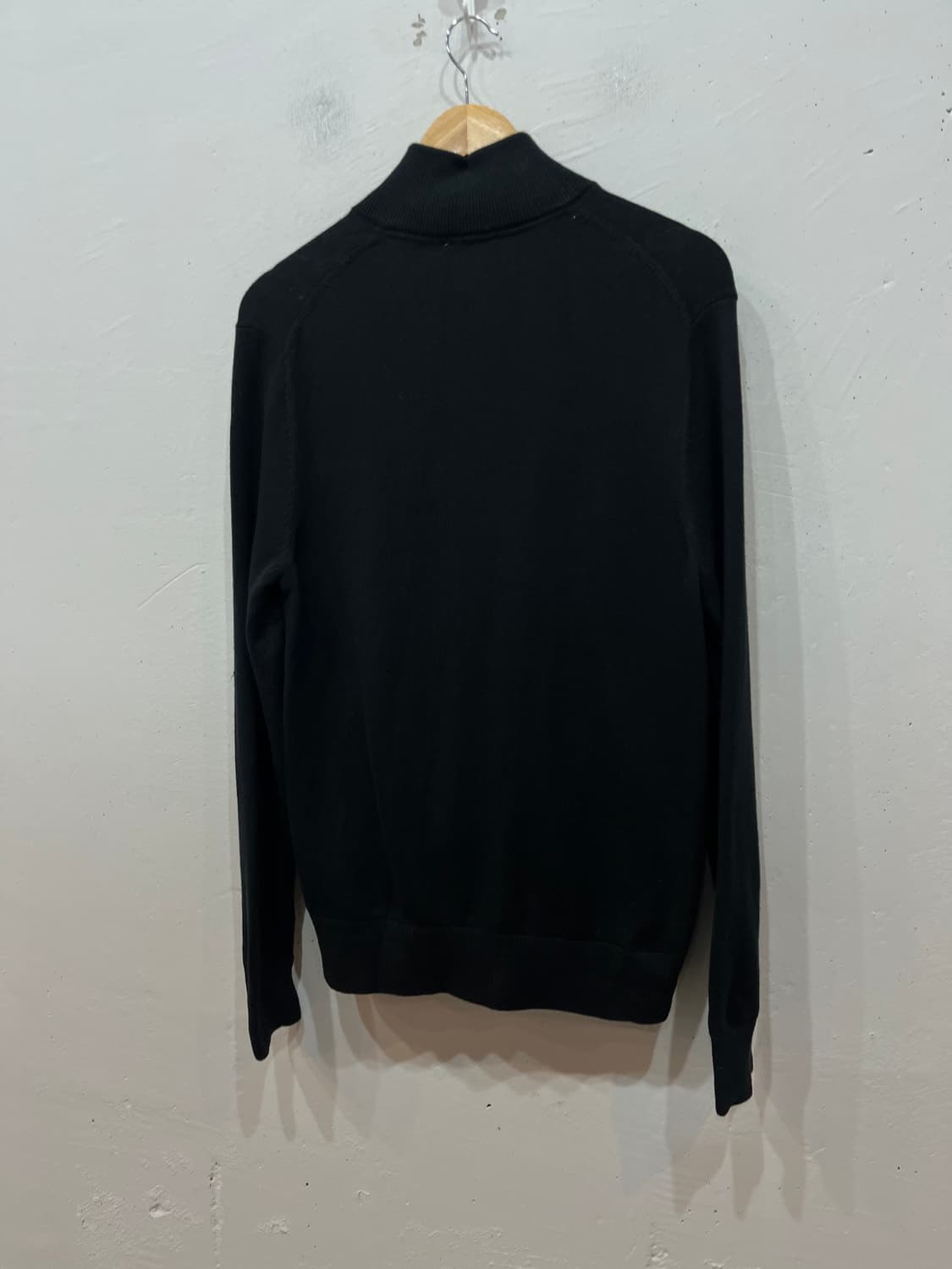 캘빈클라인 코튼 캐시미어 로고 니트집업 S 상품이미지4