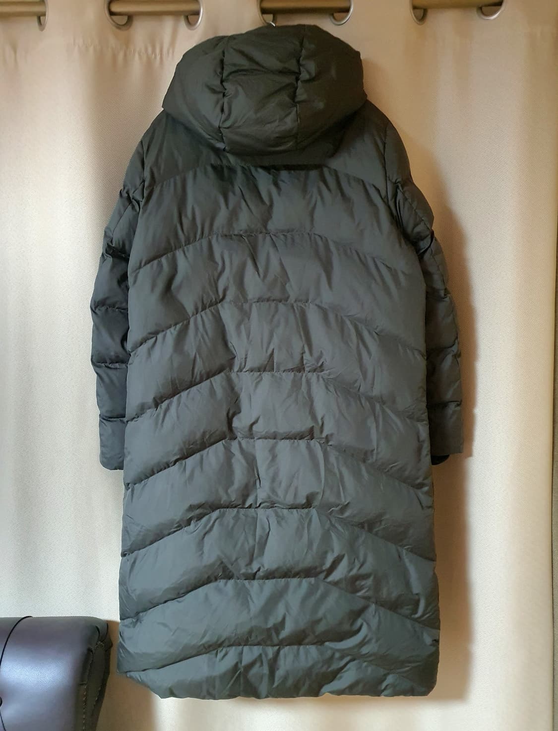 (새상품) 푸마 카키 롱패딩 95 상품이미지2