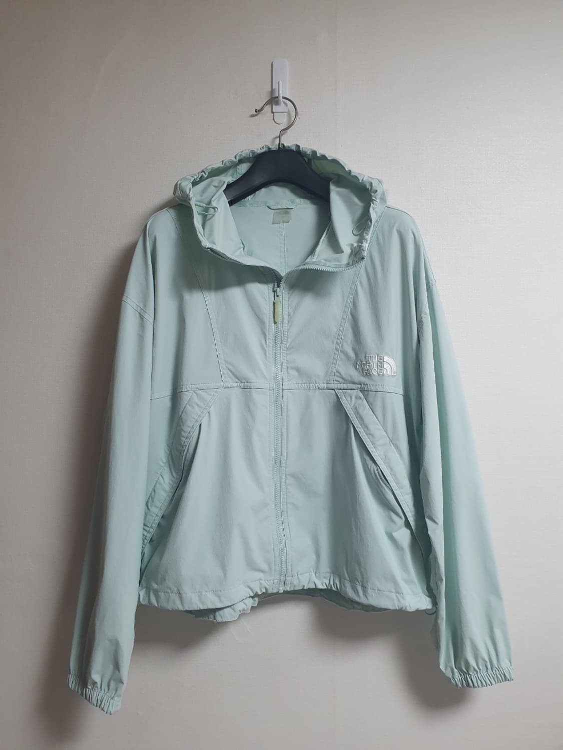 노스페이스 데이 테크 자켓 후드 바람막이 민트 95 상품이미지2