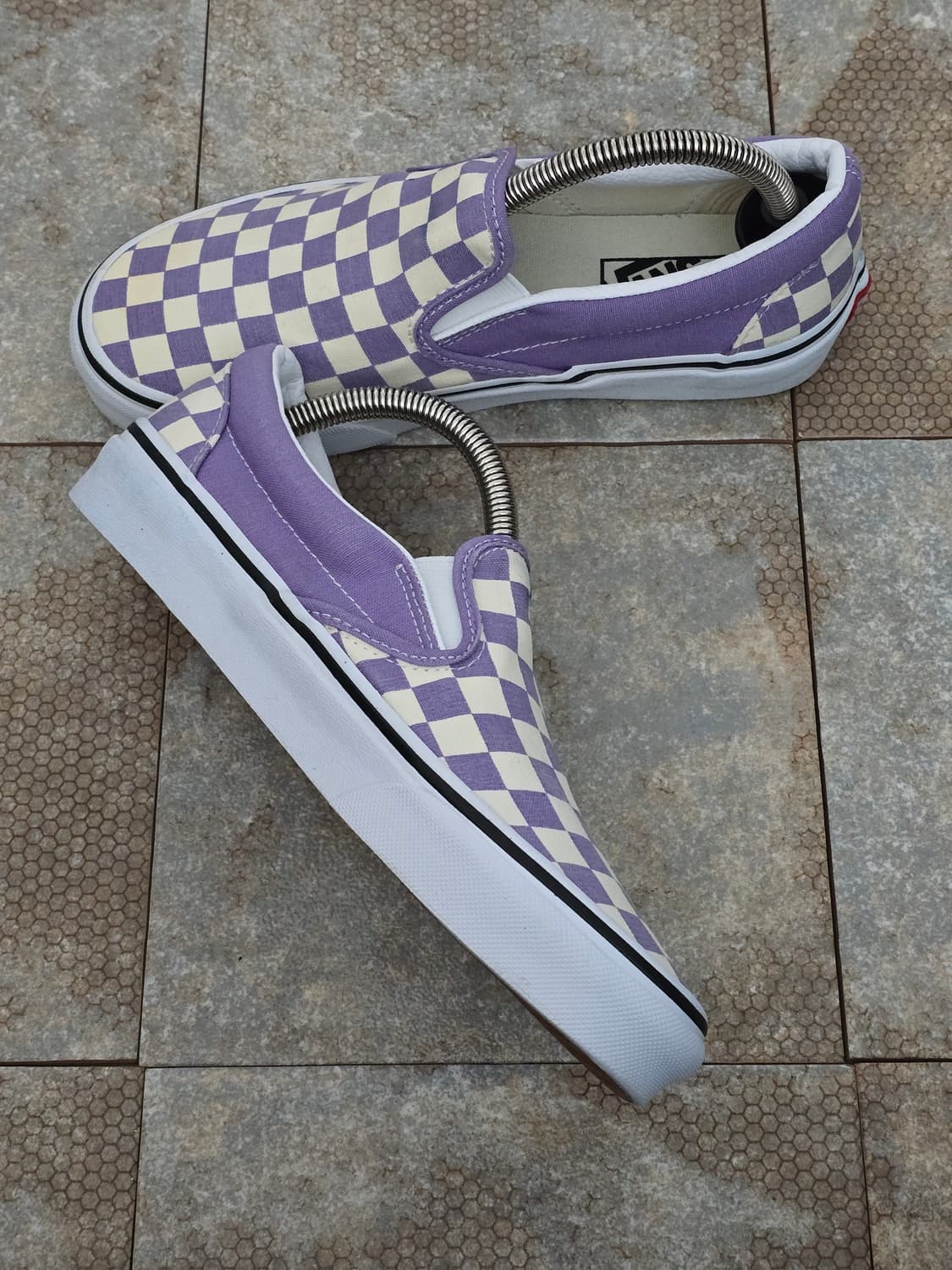 (235)반스 체커보드 슬립온 바이올렛 상품이미지5