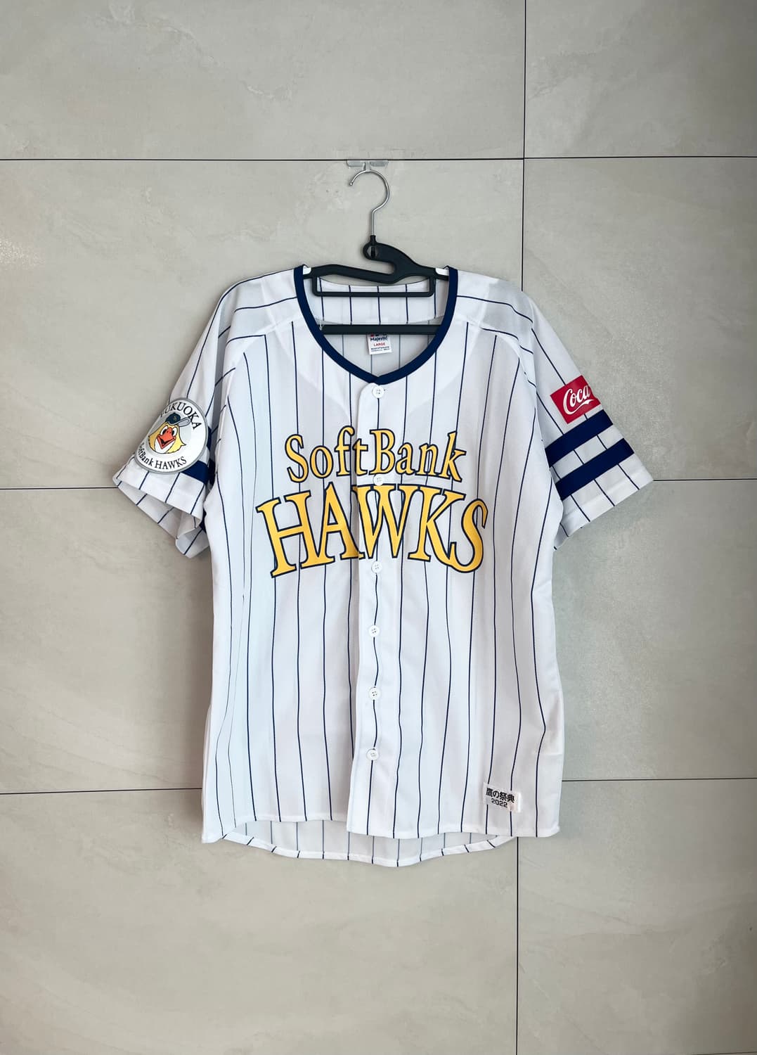 마제스틱 후쿠오카 소프트뱅크 호크스 홈 유니폼 [L] 상품이미지1