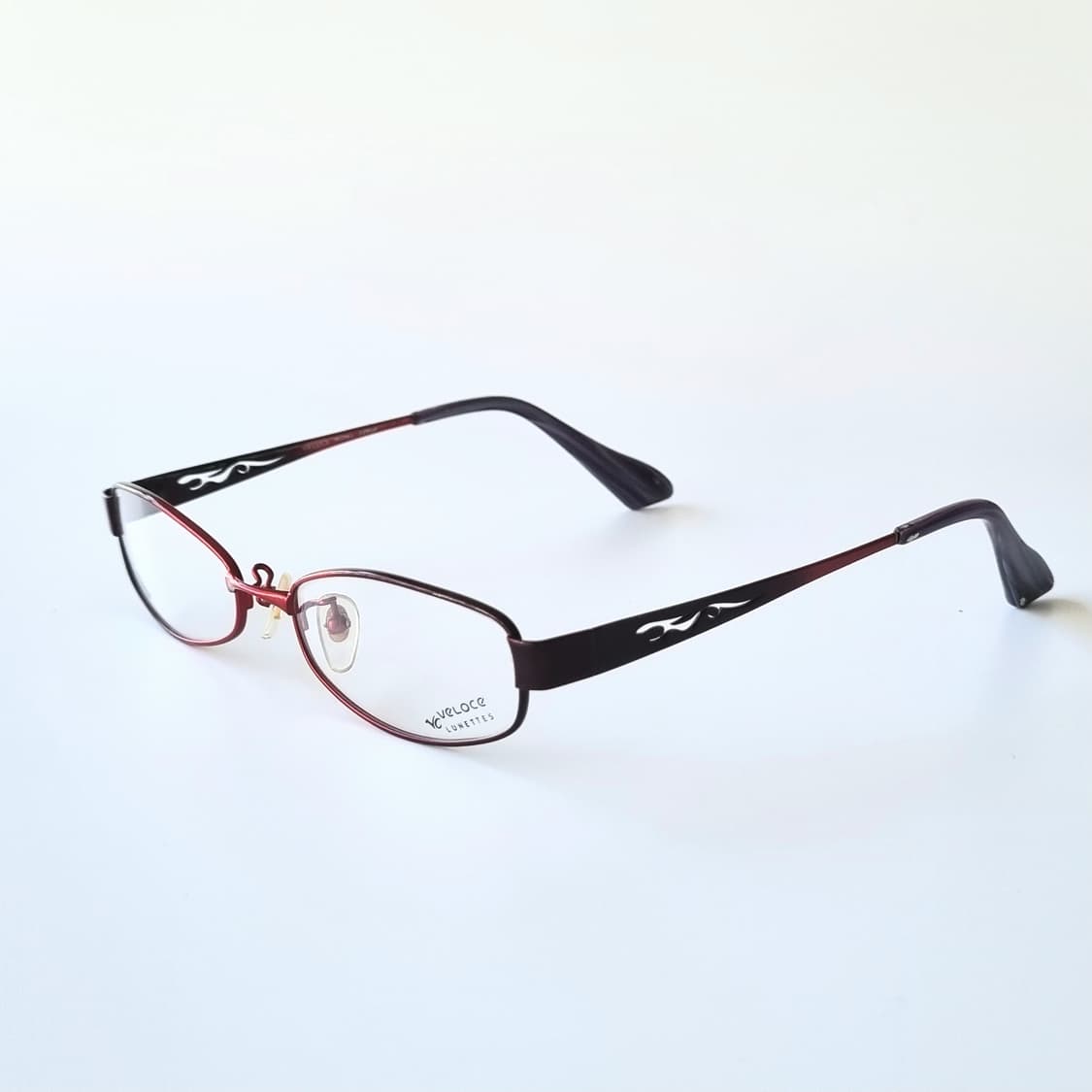 데드스탁  VELOCE 블랙 포인트  레드 안경테 상품이미지3