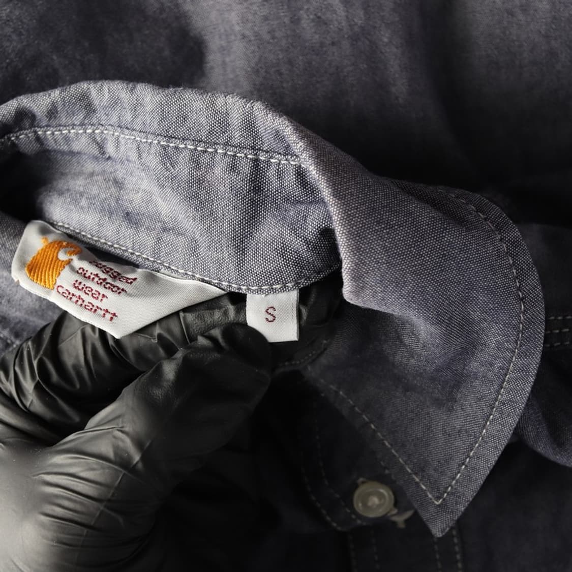 칼하트 WIP L/S 스테이트 셔츠 네이비 S 상품이미지6