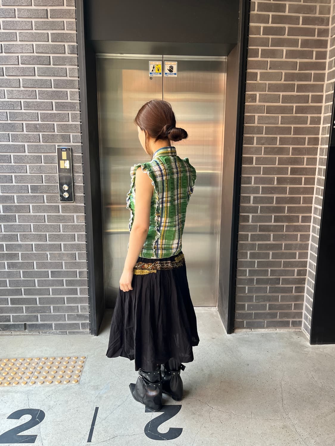 Hysteric Glamour 히스테릭글래머 프릴 셔츠 상품이미지2