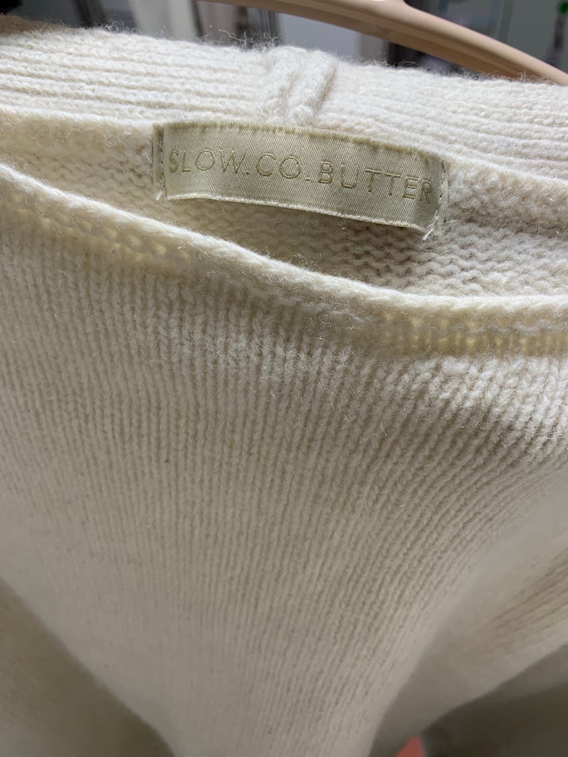 더버터크림 슬로코 캐시미어 니트 솔티드 상품이미지10