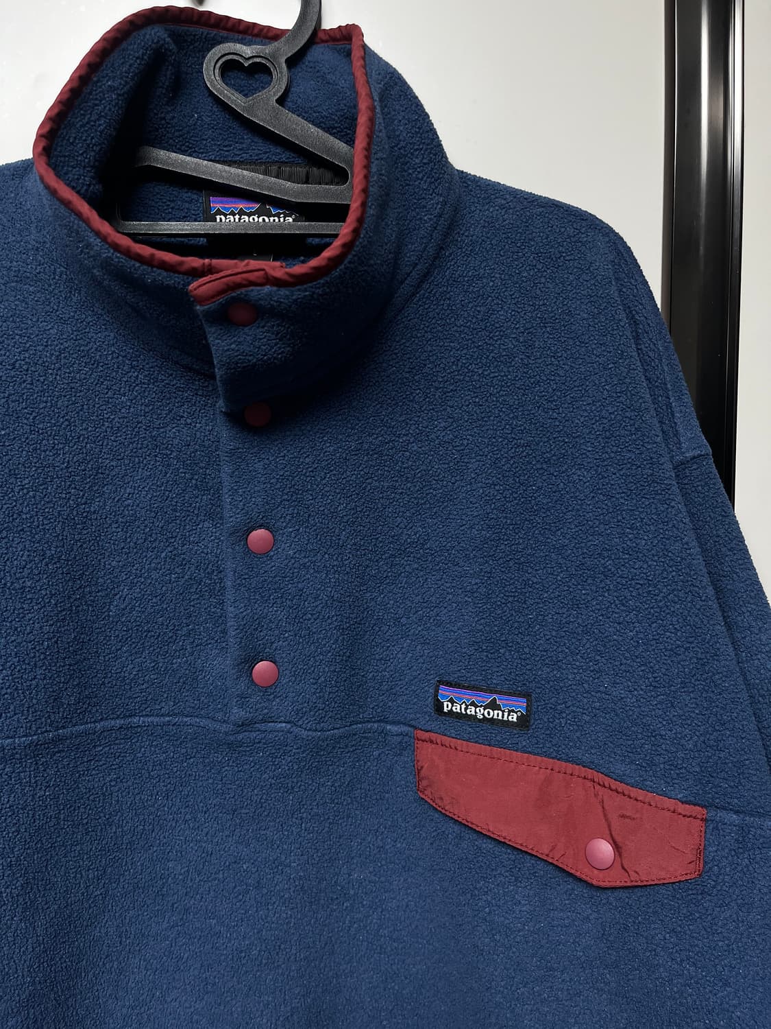 파타고니아 빈티지 신칠라 네이비/레드 상품이미지4