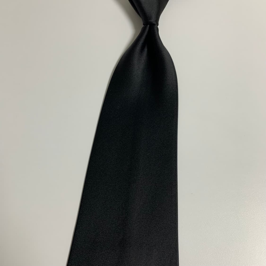 입생로랑(YSL) 블랙 정장넥타이 명품 장폭 11cm A+등급 상품이미지9