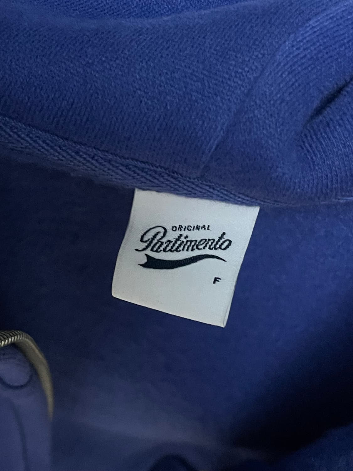 파르티멘토 우먼 크롭후드집업 블루 상품이미지6