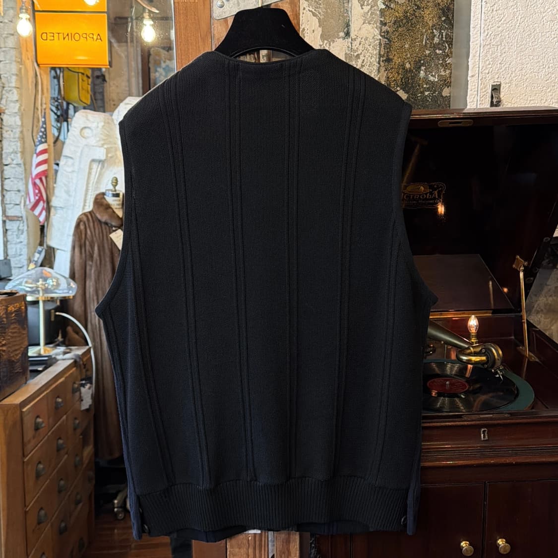 요지야마모토 스트라이프 베스트 상품이미지4