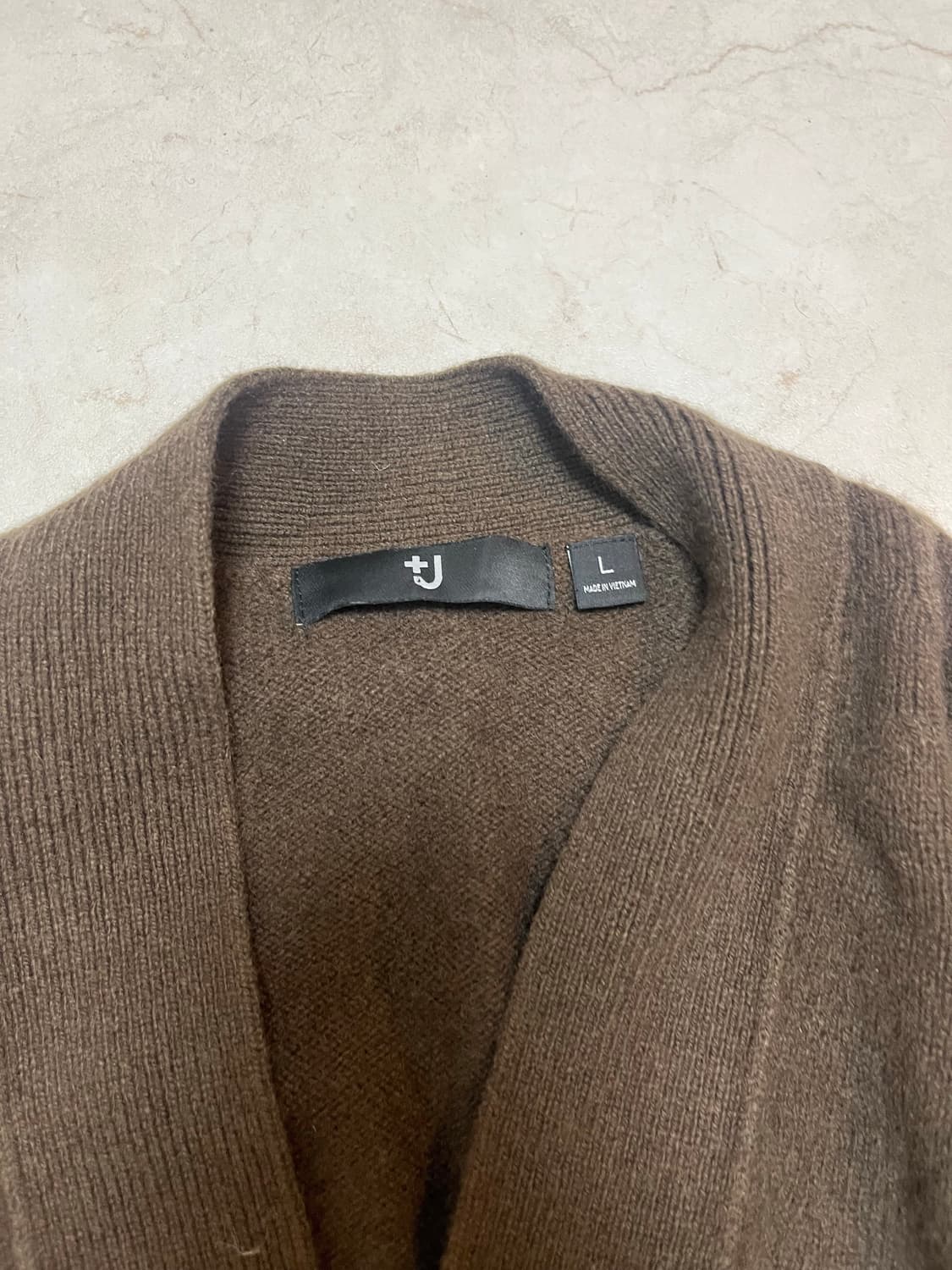 유니클로 x 질 샌더 메리노 울 쓰리 포켓 가디건 L 상품이미지4