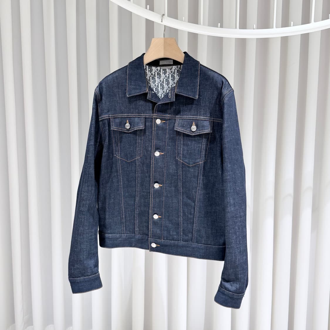 (S+/52) / 디올 오블리크 데님 청자켓 상품이미지2