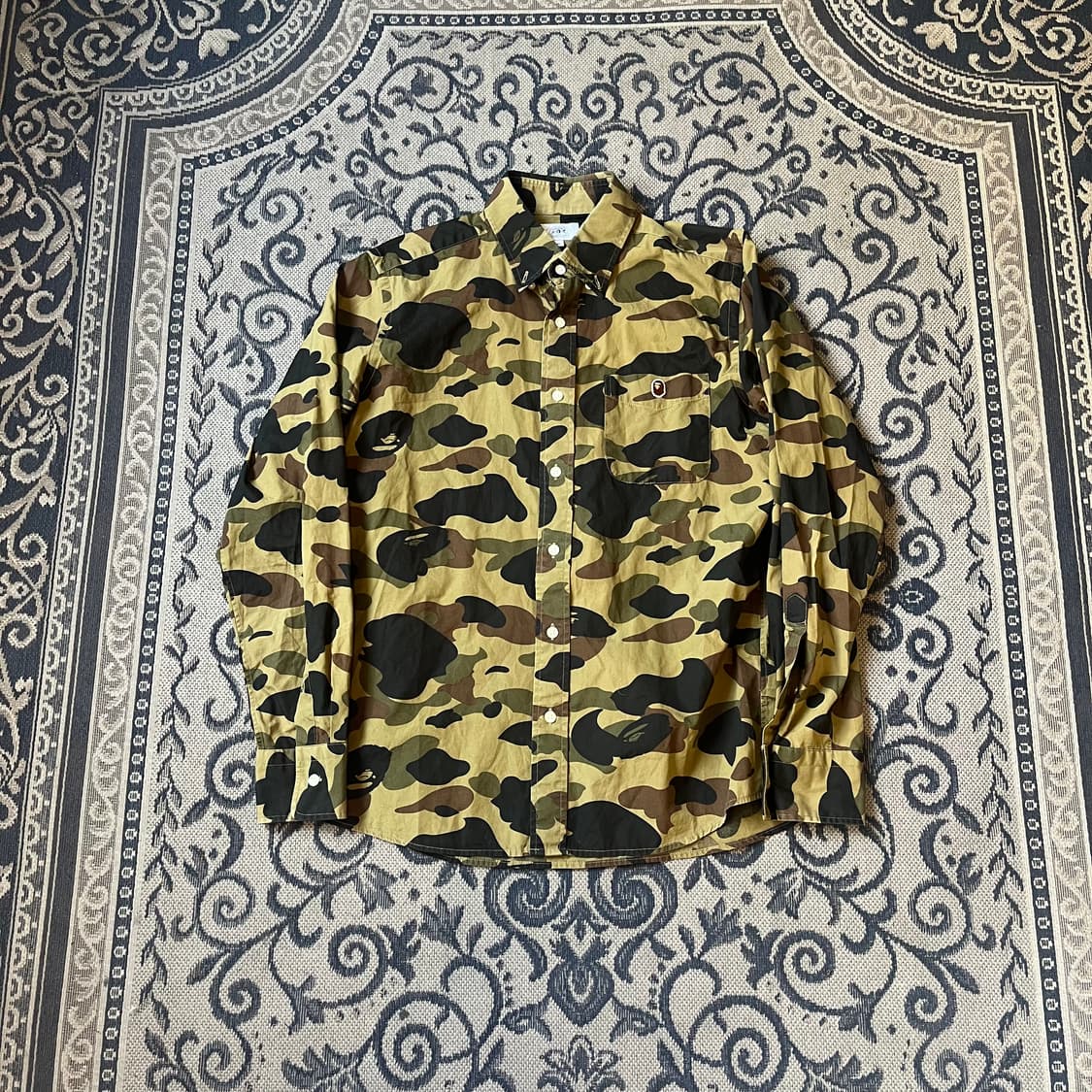 M 베이프 카모 원포켓 셔츠/W2485 상품이미지1