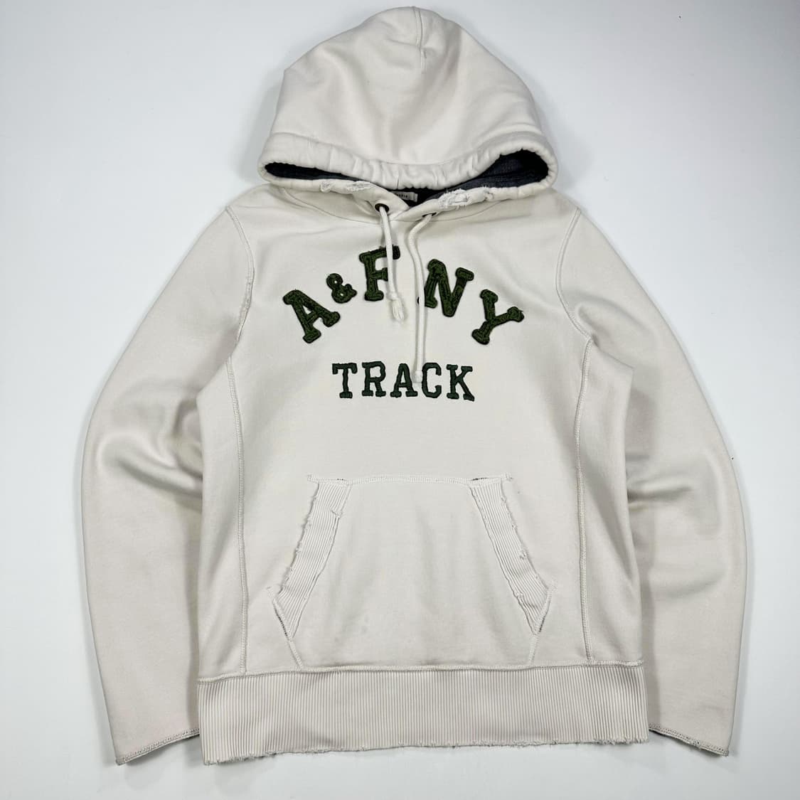 아베크롬비 뉴욕 피치 아이보리 후드티 (M) 상품이미지2