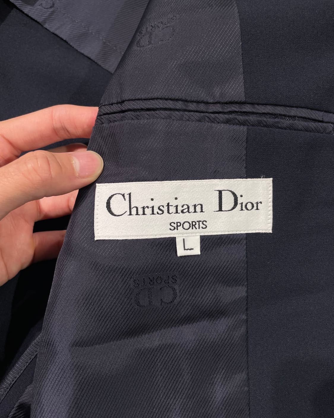 크리스찬 디올 스포츠 다크 네이비 패치 포켓 2B 금장 블레이저 상품이미지7
