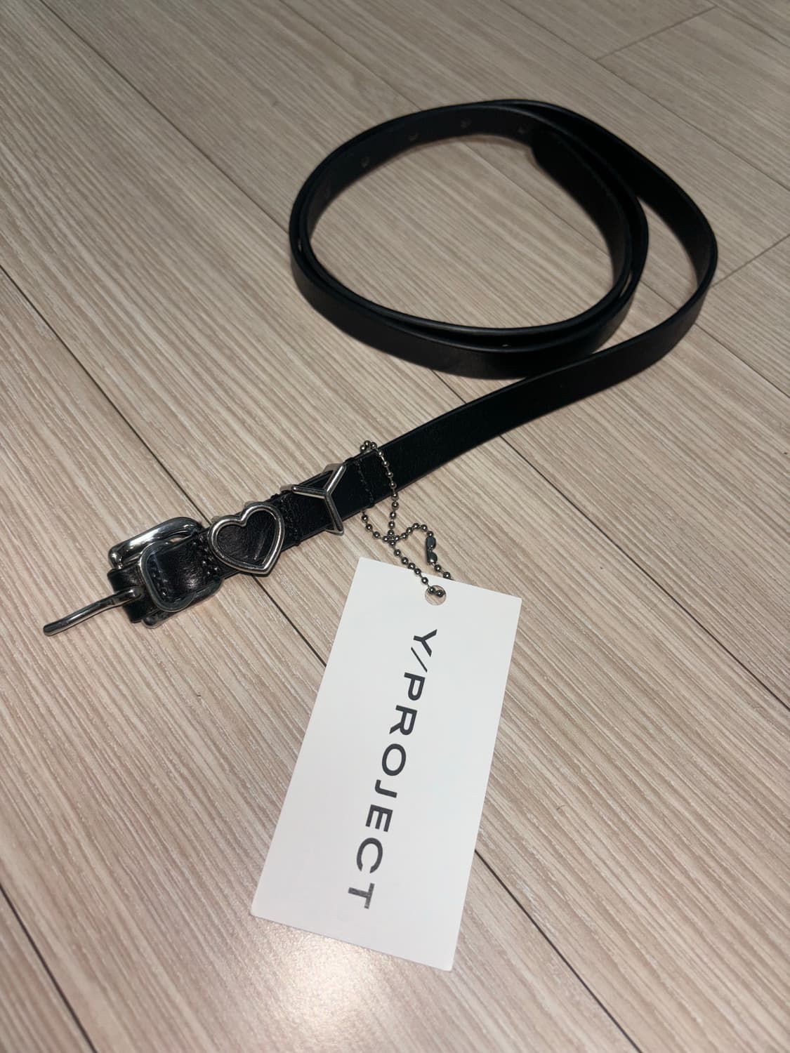 와이프로젝트 하트 레더 벨트 (뉴진스 하니 착용) 상품이미지4