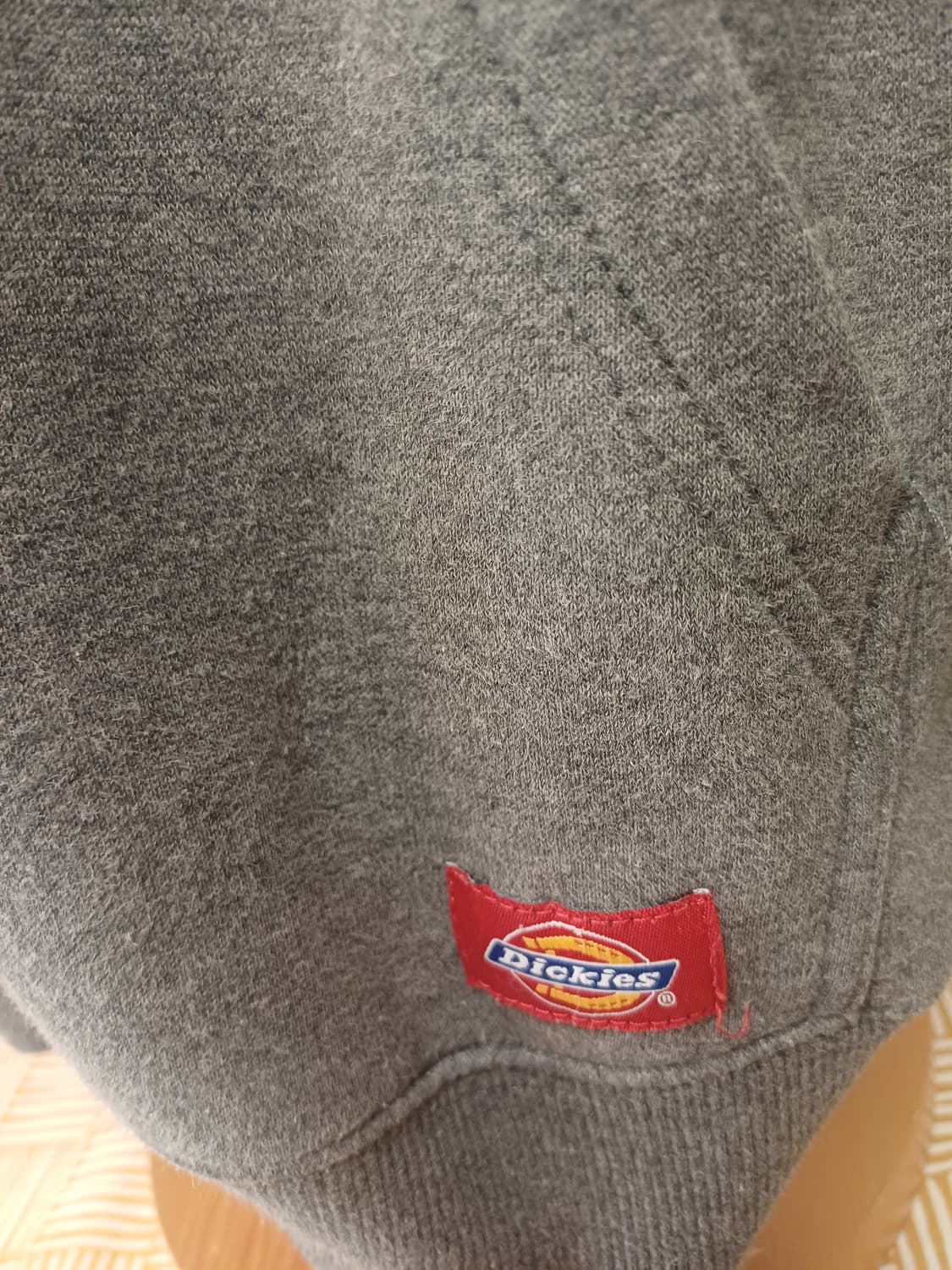 [XL] 디키즈(Dickies) 1922 레터링 기모 후드티 [차콜] 상품이미지7