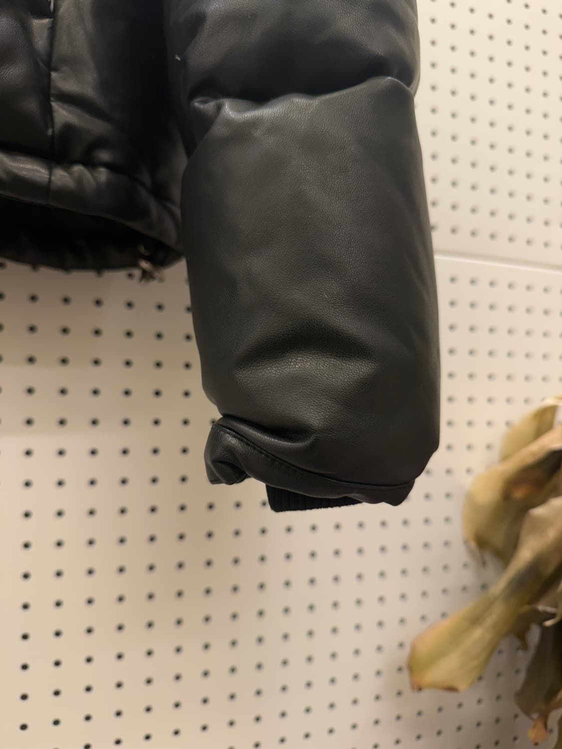 FALLTT 블랙 크롭 패딩 자켓 U178 상품이미지3