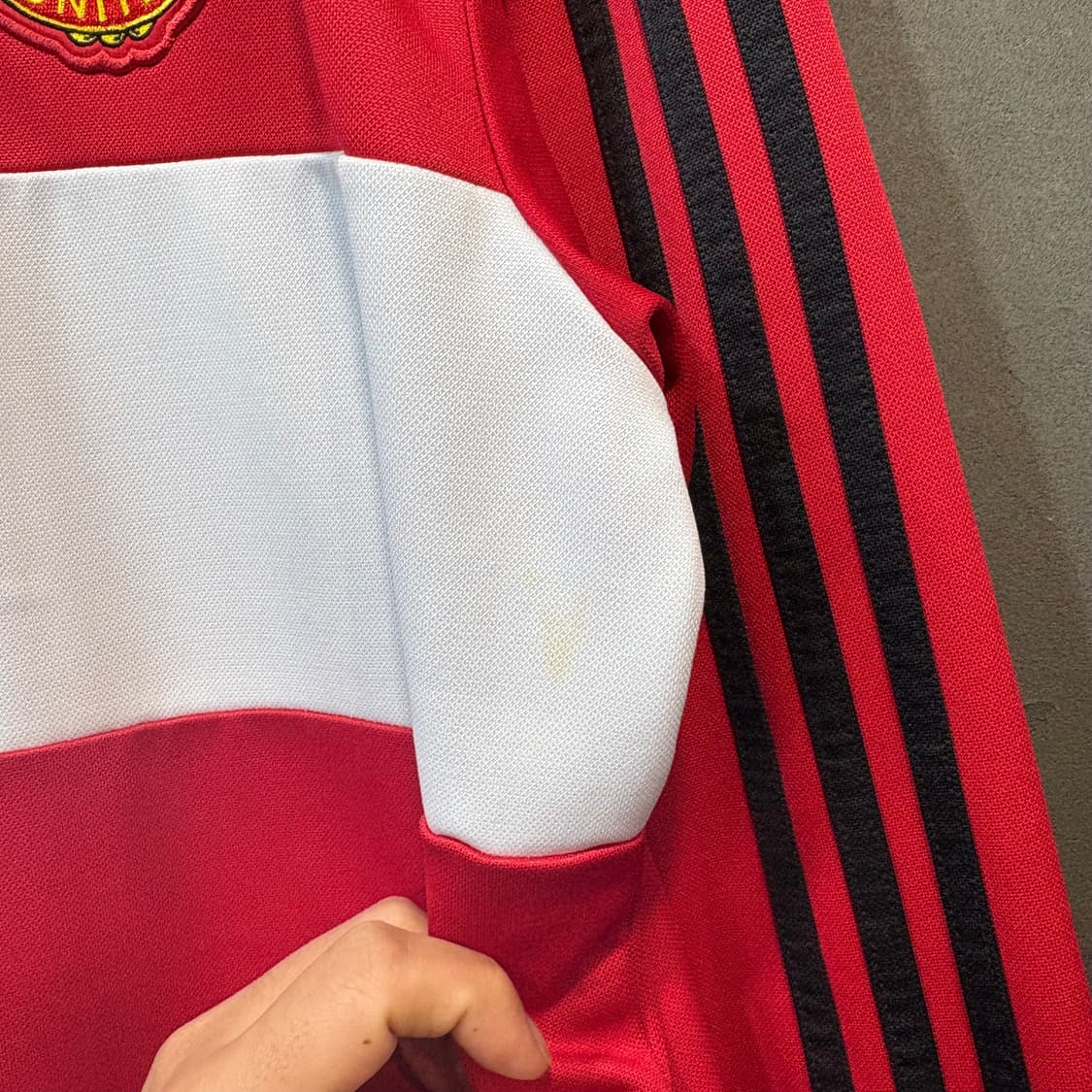 [L] ADIDAS 아디다스 맨체스터 유나이티드 트랙탑 져지 상품이미지4