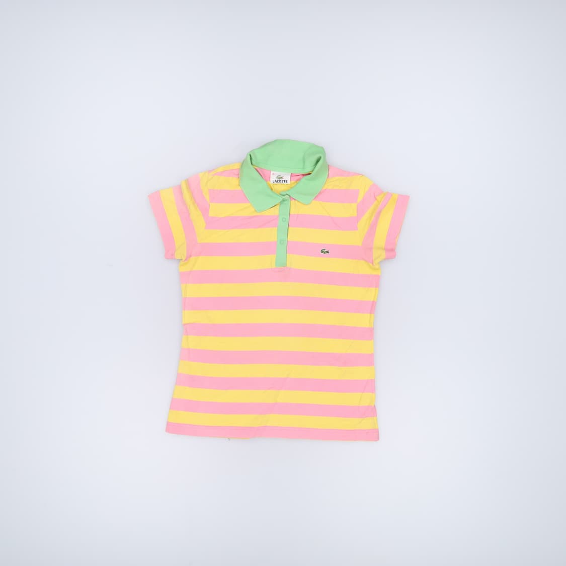 38 라코스테 여성 스트라이프 PK셔츠 0313H1 상품이미지1
