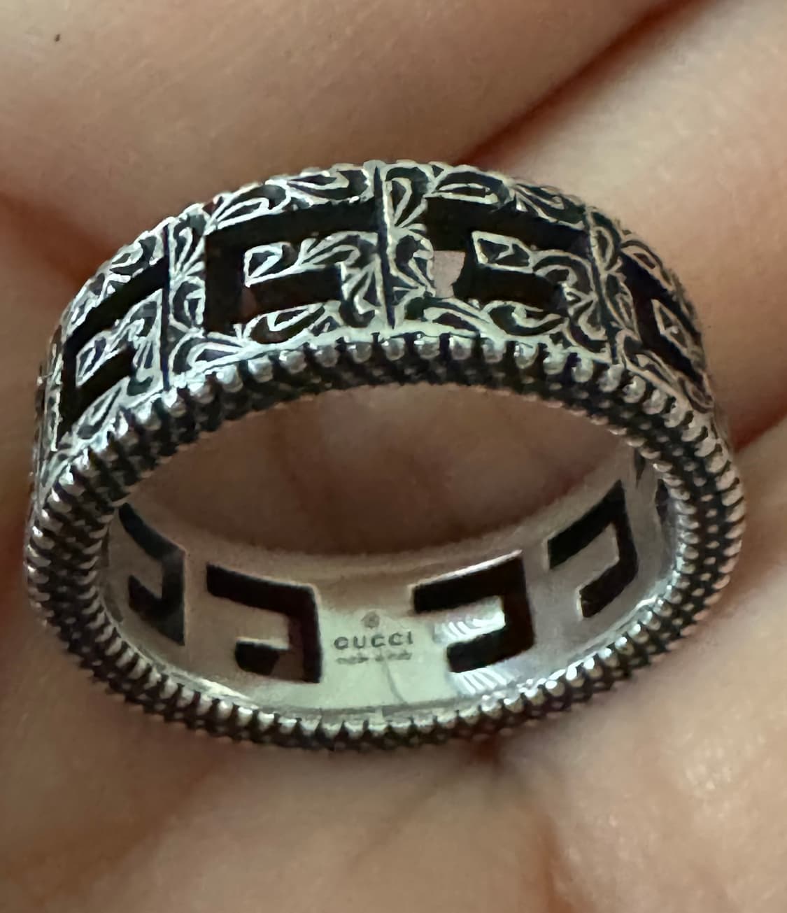구찌 스퀘어 G 반지 11호 상품이미지7