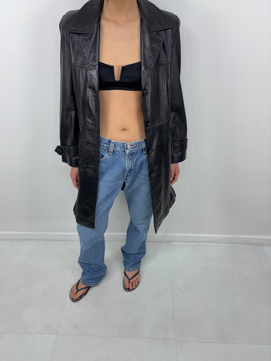 LAMBSKIN HALF COAT 상품이미지6