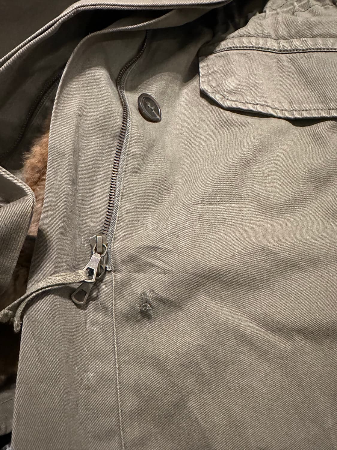 Yves salomon 이브살로몬 아미 코요테퍼 천연모피야상 상품이미지7