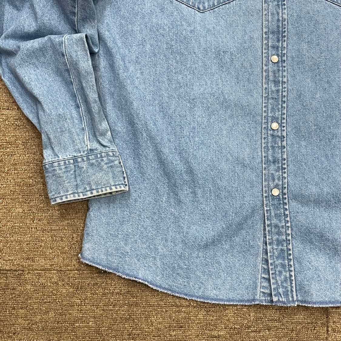(2XL) Wrangler 랭글러 웨스턴 데님 셔츠 상품이미지5
