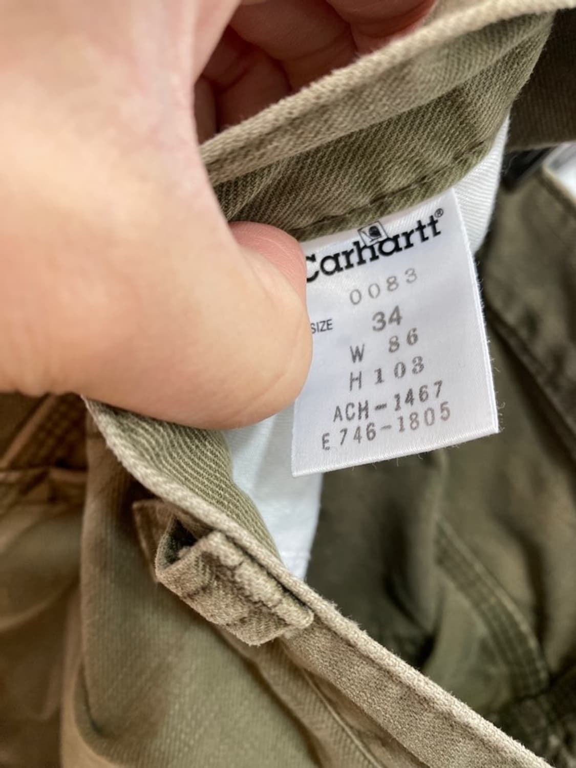 칼하트 카펜터 팬츠 상품이미지4