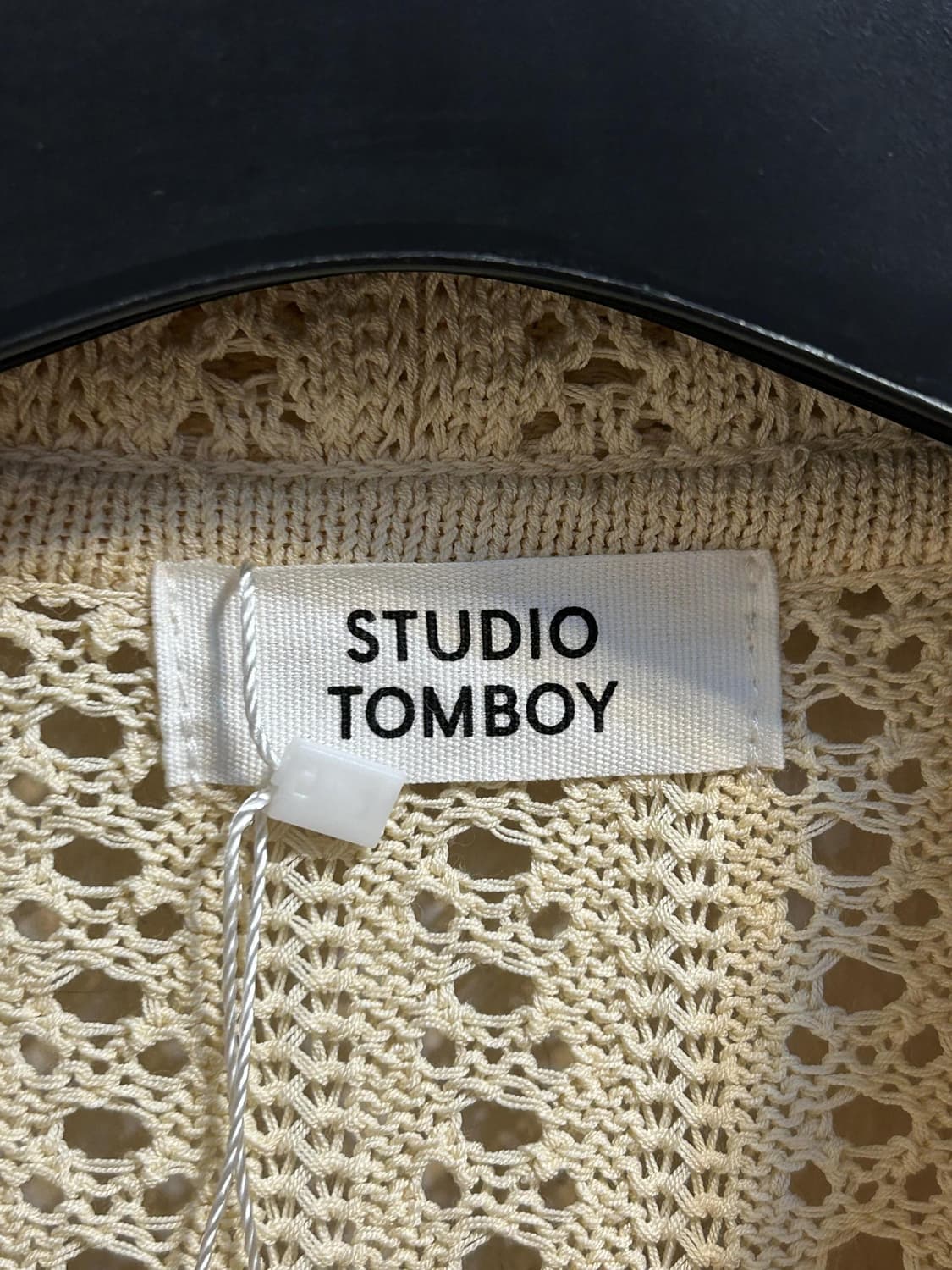 스튜디오 톰보이 크로셰 반팔 가디건 상품이미지7