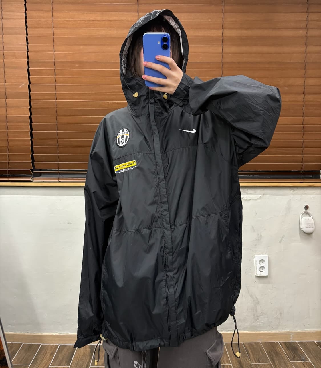 나이키 풋볼 블랙 유벤투스 바람막이 상품이미지1