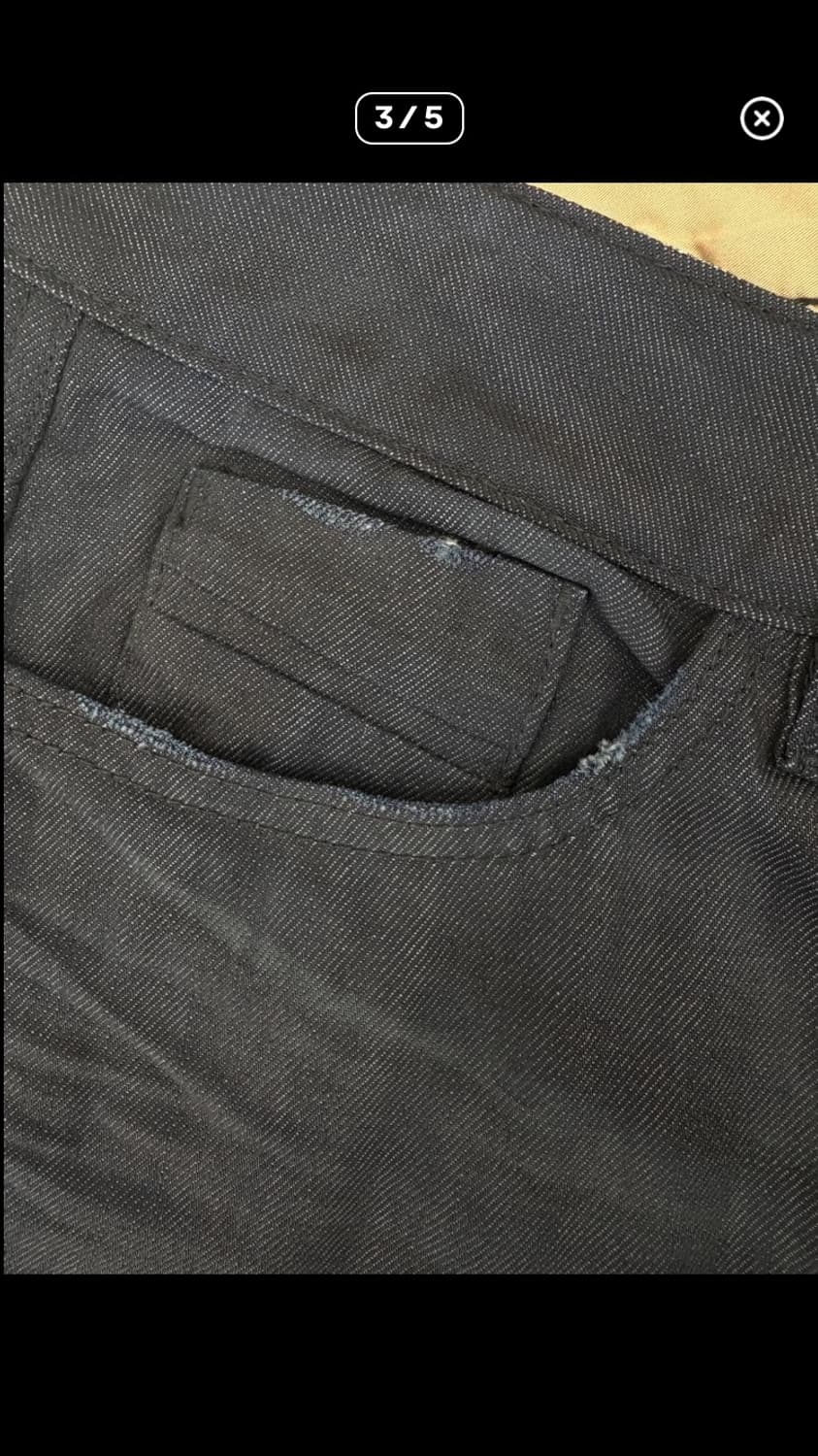 Diesel 블랙골드 라벨 와이드 데님 puxa-a 데님 상품이미지3