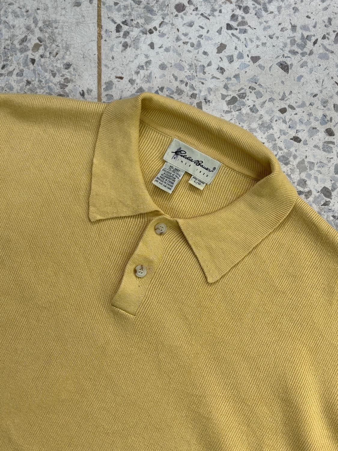 90s Eddie Bauer L/S Polo Shirt 상품이미지2