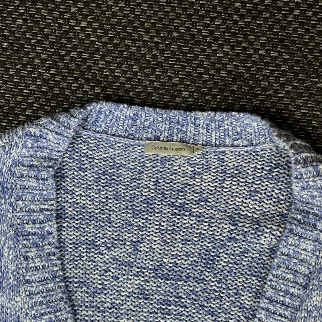 캘빈클라인 블루 니트 롱가디건 xs 상품이미지3